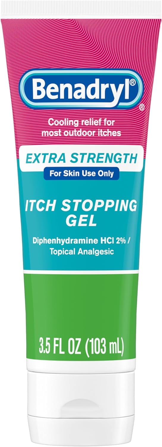 Benadryl Anti Itch Gel, Relief of Outdoor Itches Associated with Poison