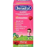 Benadryl Children Allergy Liquid Med. 8 Ounce
