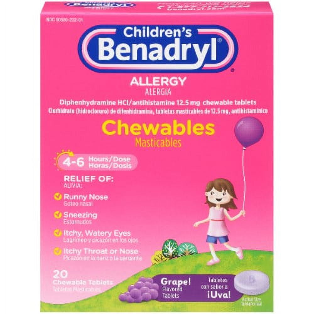 Benadryl Children's Allergy Chewables (Pack of 2)