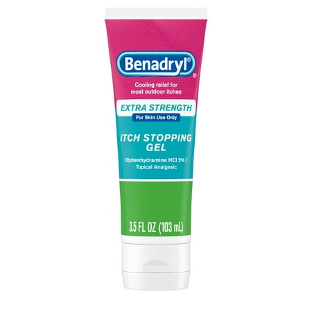 Benadryl Extra Strength Anti-Itch Topical Analgesic Gel, 3.5 fl. oz