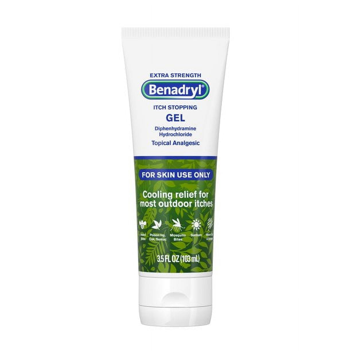 Benadryl Extra Strength Cooling Relief Anti-Itch Gel, 3.5 fl. oz