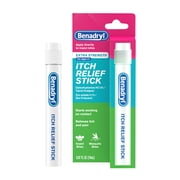 Benadryl Itch Relief Stick Extra Strength, Rashes, Insect Bites, Pocket Friendly, .47 ounces