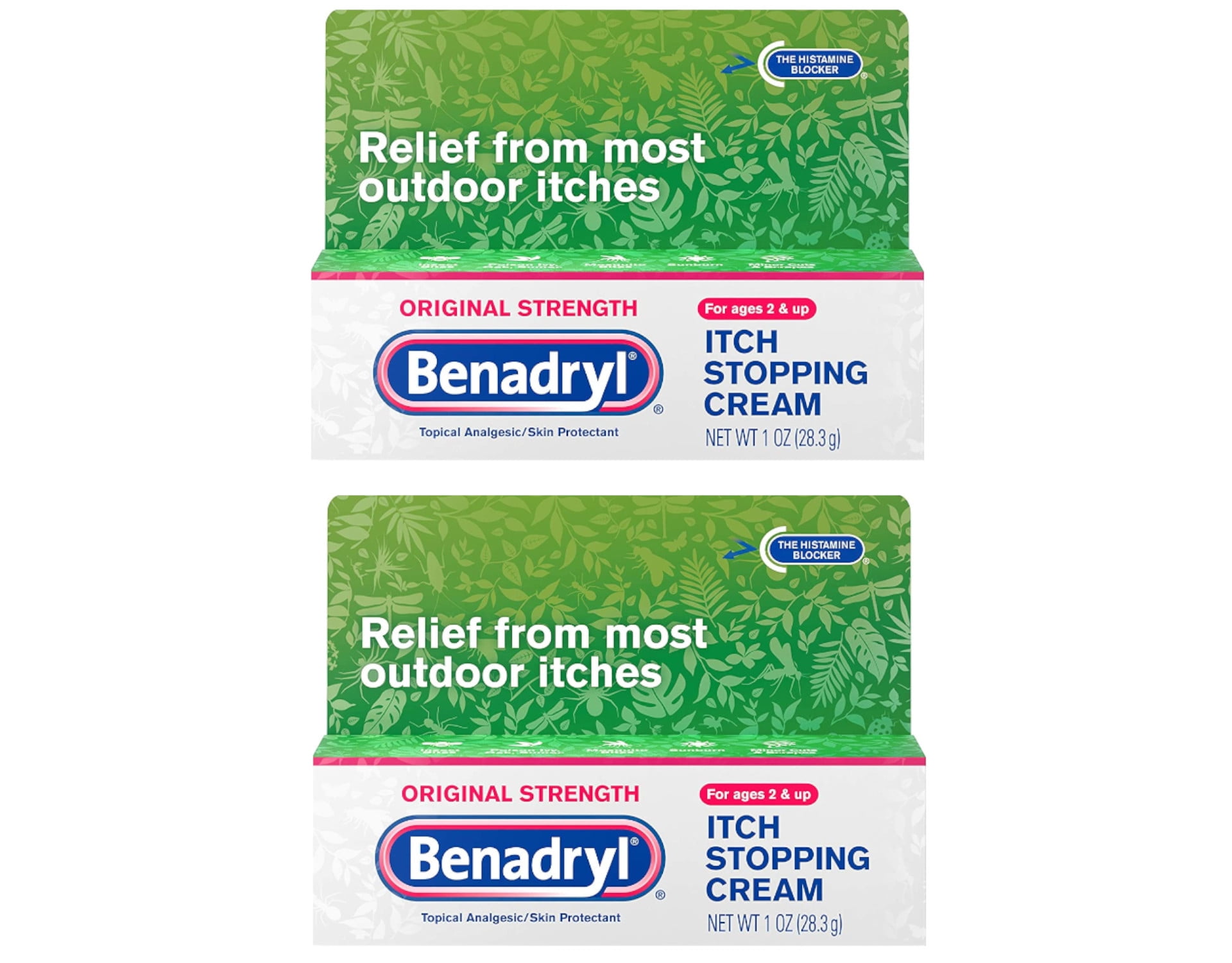 Benadryl Extra Strength Itch Stopping AntiItch Cream with Histamine Blocker, Diphenhydramine