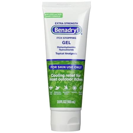 Benadryl Extra Strength Itch Stopping Gel 3.5 oz