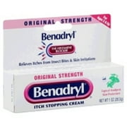 Benadryl - Itch Relief - 2% / 0.1% Original Strength Cream - 1 Each - 1 oz. Tube - McK