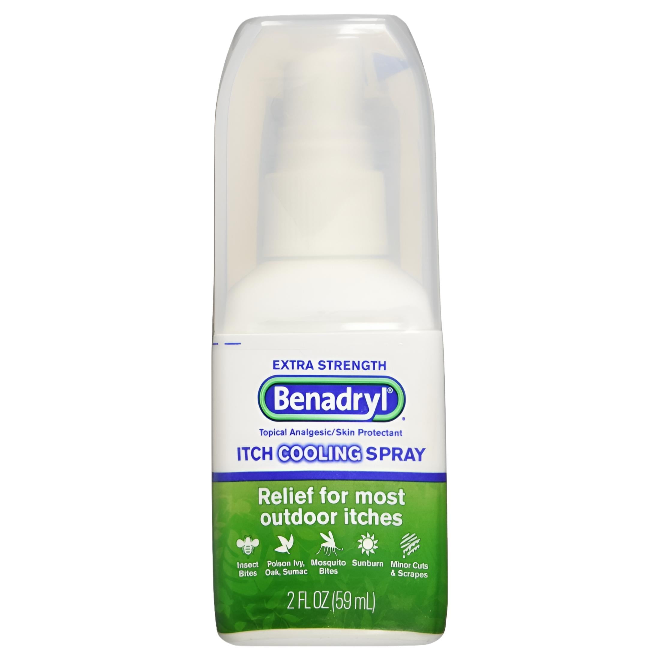Benadryl Itch Relief Cooling Spray Extra Strength 2oz Each
