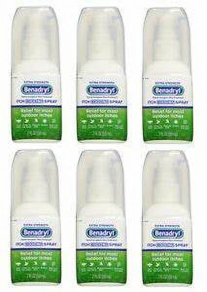 Benadryl Itch Relief Spray Extra Strength 2 oz (Pack of 6) - image 1 of 1