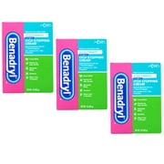 Benadryl Itch Stopping Cream Extra Strength 1 oz Pack of 3