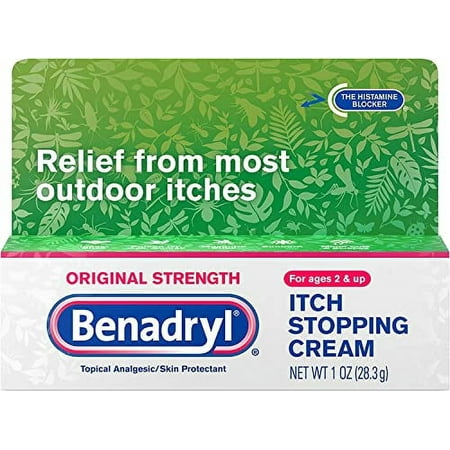Benadryl Itch Stopping Cream Original Strength 1 oz (Pack of 3)