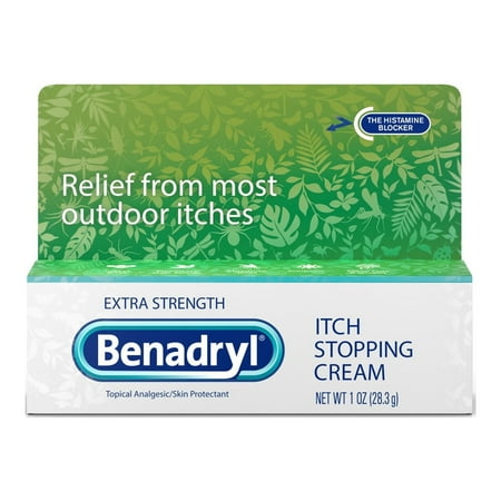 Benadryl Topical Itch Stopping Cream, Extra Strength (Pack of 10)
