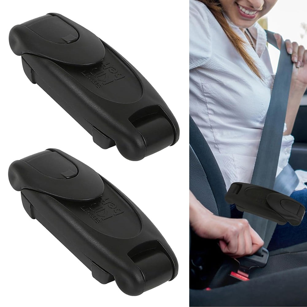 Benafini 1/2Pcs Car Safety Seats Belt Buckle Seatbelt Stopper Adjuster