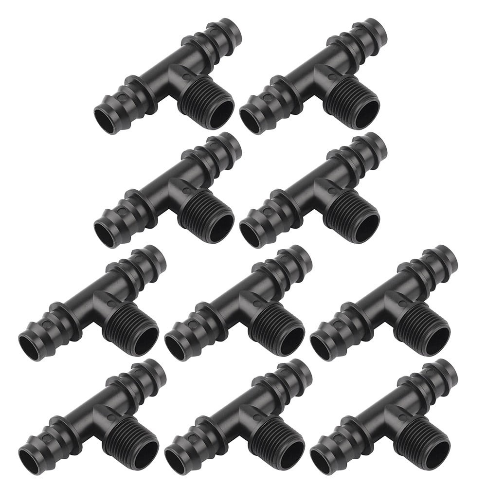 Benafini 10X Tee Hose TConnector In Different Sizes with Ag Drip