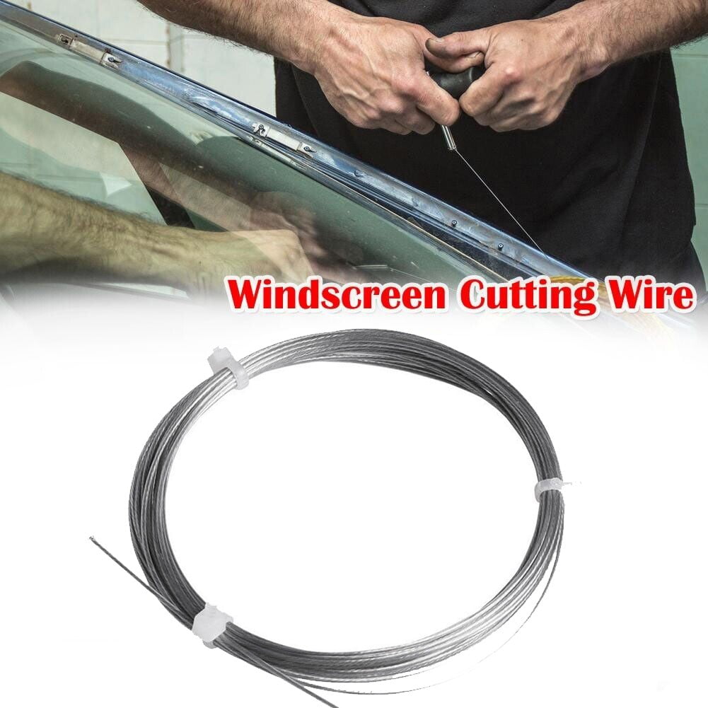 Benafini 20M Car Windshield Glass Removal Install Steel Wire Rope Glass ...