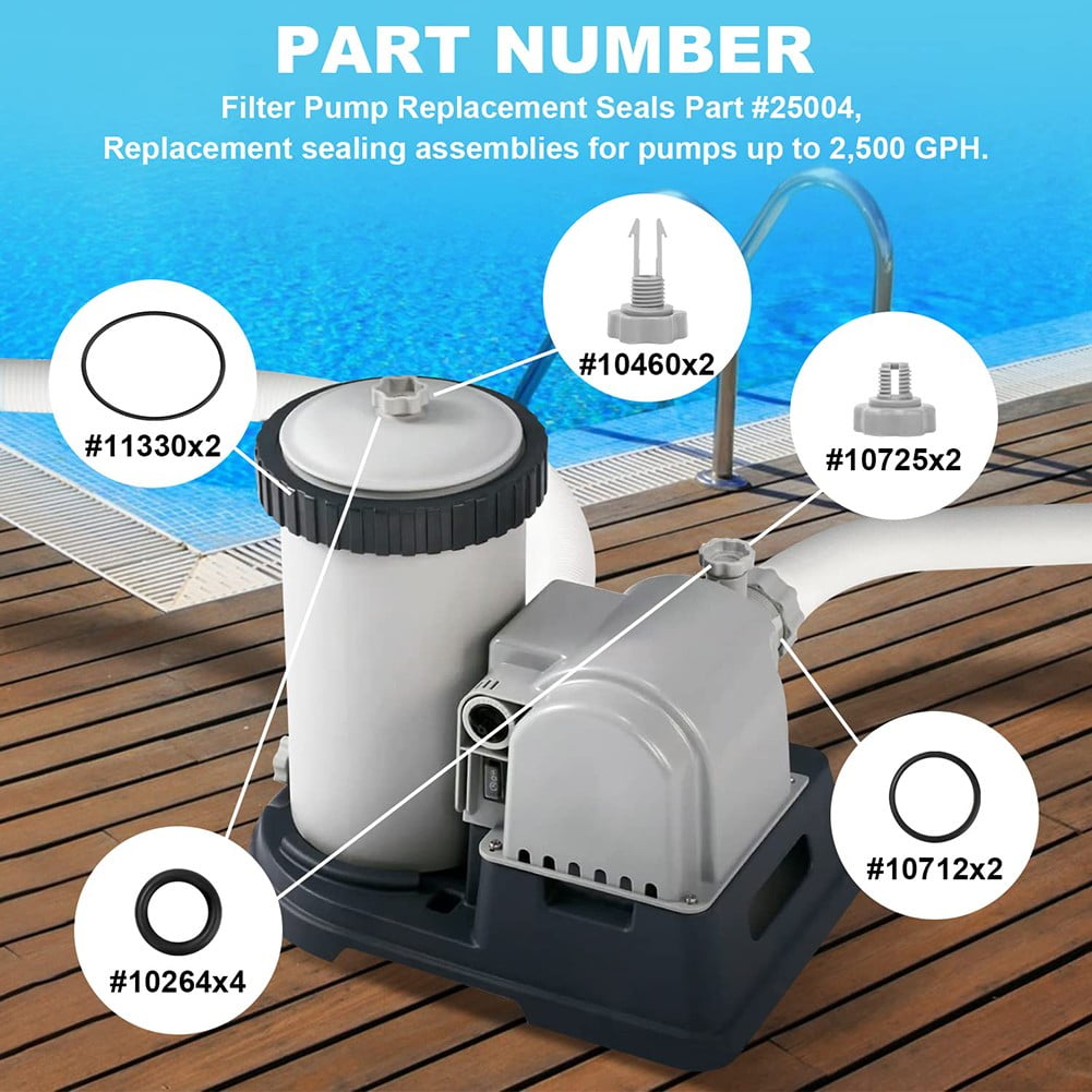 Benafini 25004/2500 Filter Pump Valve and O Ring Replacement Part for