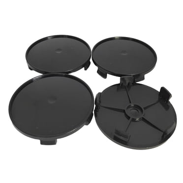 Gorilla HC202BT Chrome Bullet Style Push-Thru Wheel Center Caps - 4.25 OD (Set Of 4)