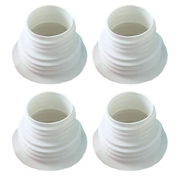 Benafini 4Pcs Drain Pipe Hose Silicone Plug Sewer Seal Ring Washing Machine