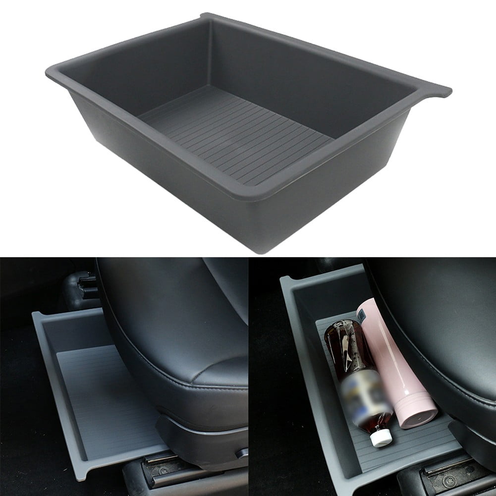 Benafini Under Seats Storage Box Organizer Tray Cubby Drawer for Tesla Model Y 202023