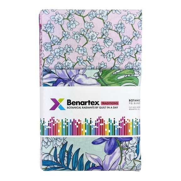 Benartex - Botanical Radiants Fat Quarter Bundle 18 pcs
