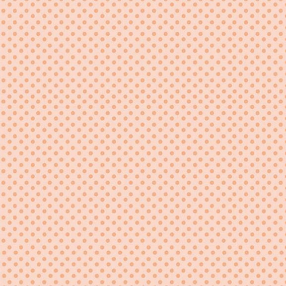 Benartex Easter Love Bunny Dots on Coral 100% Cotton Fabric Price per Yard