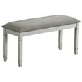 thumbnail image 1 of Bench - 41" Rectangular - Kitchen - Dining Room - Entryway - Bedroom - Gray Wood, 1 of 4