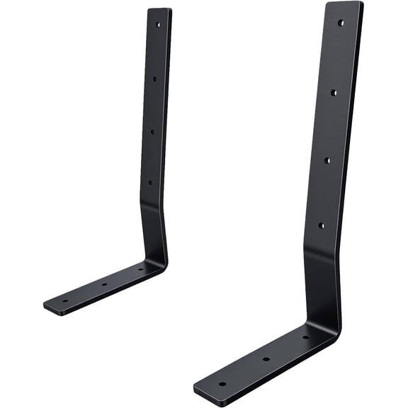 Bench Backrest Bracket,Metal Chair Backrest Angle Shelf Brackets | Heavy Duty Metal, Modern headboard Garden Courtyard L Rustic Wooden stool bracket