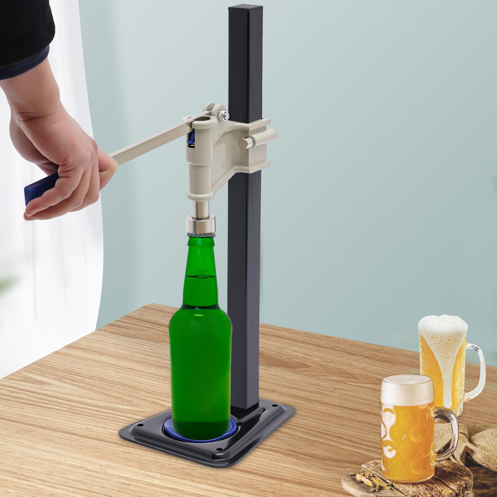 Bench Bottle Capper for Homebrew Beer Brew Soft Drinks Tool Bench