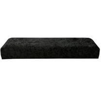 Bench Cover Stretch Piano Bench Slipcover for Kitchen, Bedroom , Black