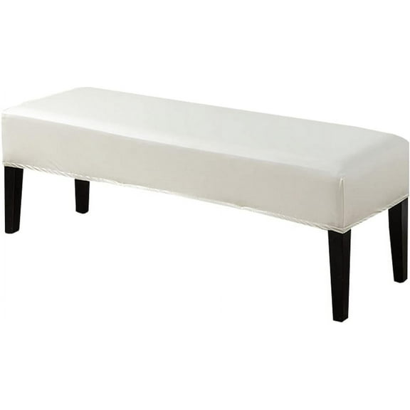 Bench Covers for Dining Room,Waterproof PU Dining Bench Cover Removable Bench Covers Stretch Washable Bench Seat Covers for Dining Room Bench Slipcover