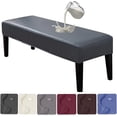 thumbnail image 1 of Bench Covers for Dining Room,Waterproof PU Dining Bench Cover Removable Bench Covers Stretch Washable Bench Seat Covers for Dining Room Bench Slipcover, 1 of 10
