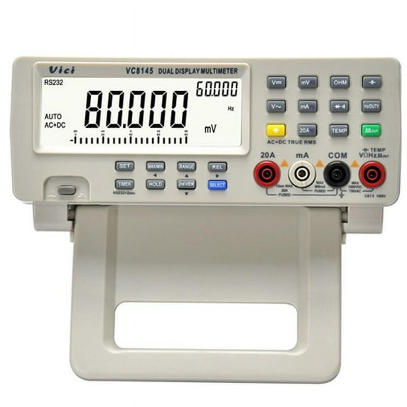 Bench Digital Multimeter with Software for Function Generator via RS-232 Computer Interface (VC8145)