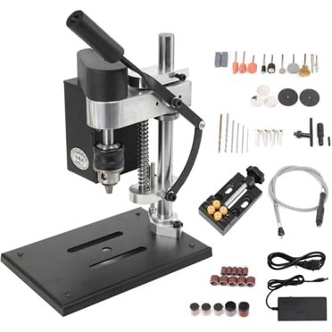 Mini Bench Drill Press - 7-Speed Electric Benchtop Driller With B10 Chuck For DIY & Crafts