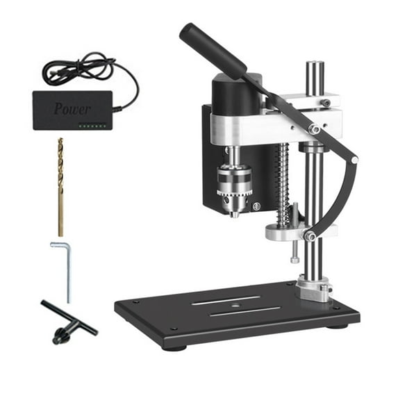 Bench Drill,Speed Portable Precise Stand Variable Speed Workbench Diy Wood Press Stand Variable Drill Workbench Diy Portable Precise Drill Precise Drill Workbench Variable Speed Portable