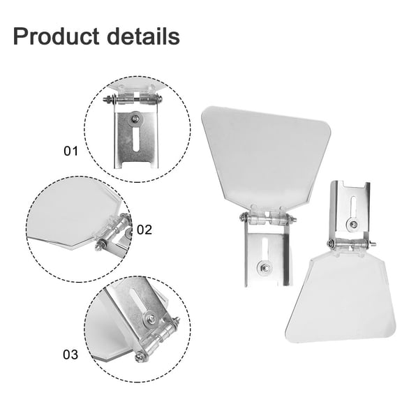 Bench Grinder Replacement Guard Dust-proof Eye Protection Replacement Parts Safety Shields for 200/250 Grinders