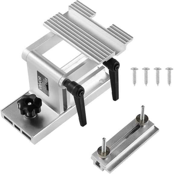 Bench Grinder Tool Rest, Adjustable Replacement Tool Rest Sharpening Jig for 6" or 8" Bench Grinder - with Flat Miter Slide for 0-2.5 inch Wide Blades and Chisels