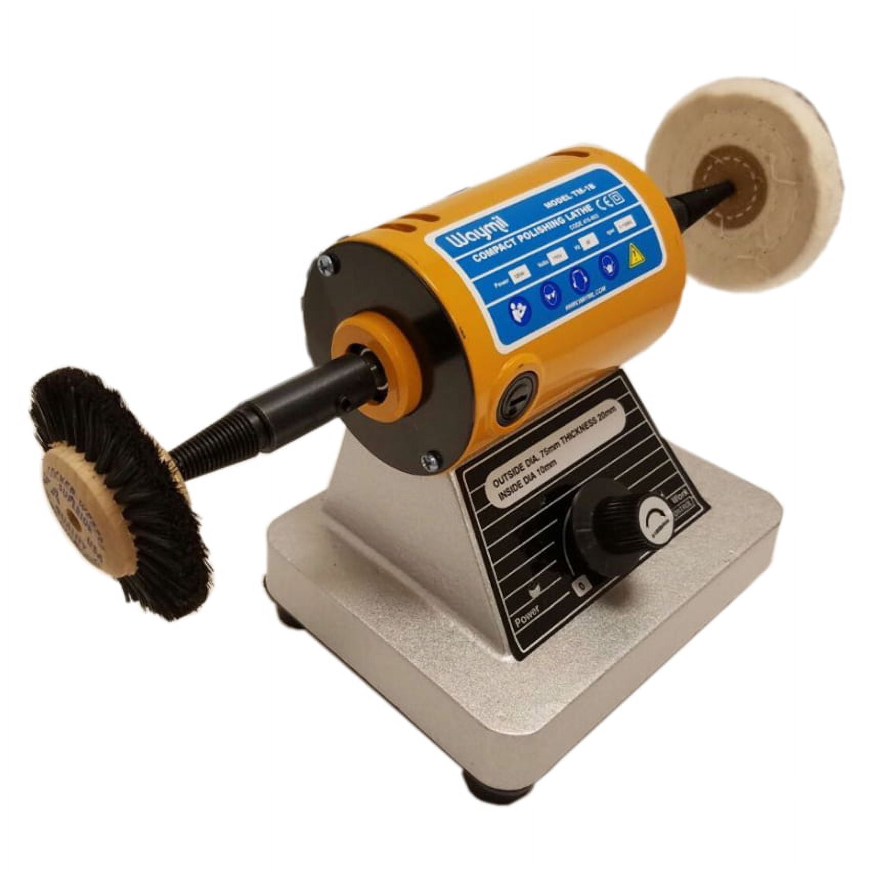 Bench Polisher Motor Jewelry Dental Polishing Buffing Lathe Variable ...