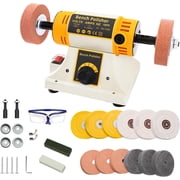 Bench Polisher, Variable Speed Buffer for Metal, Jade
