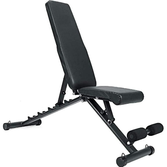 Bench Press Foldable Gym Bench,Sit Up Multiuse Exercise Weight Bench,Adjustable Dumbbell Bench,For Beginners and Professionals,Max Load 350Kg