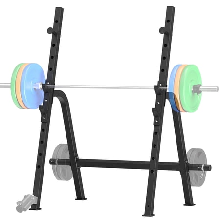 FovemiG Adjustable Squat Rack Power Stand, Multi-Functional Barbell Rack, 1180 Pounds Capacity