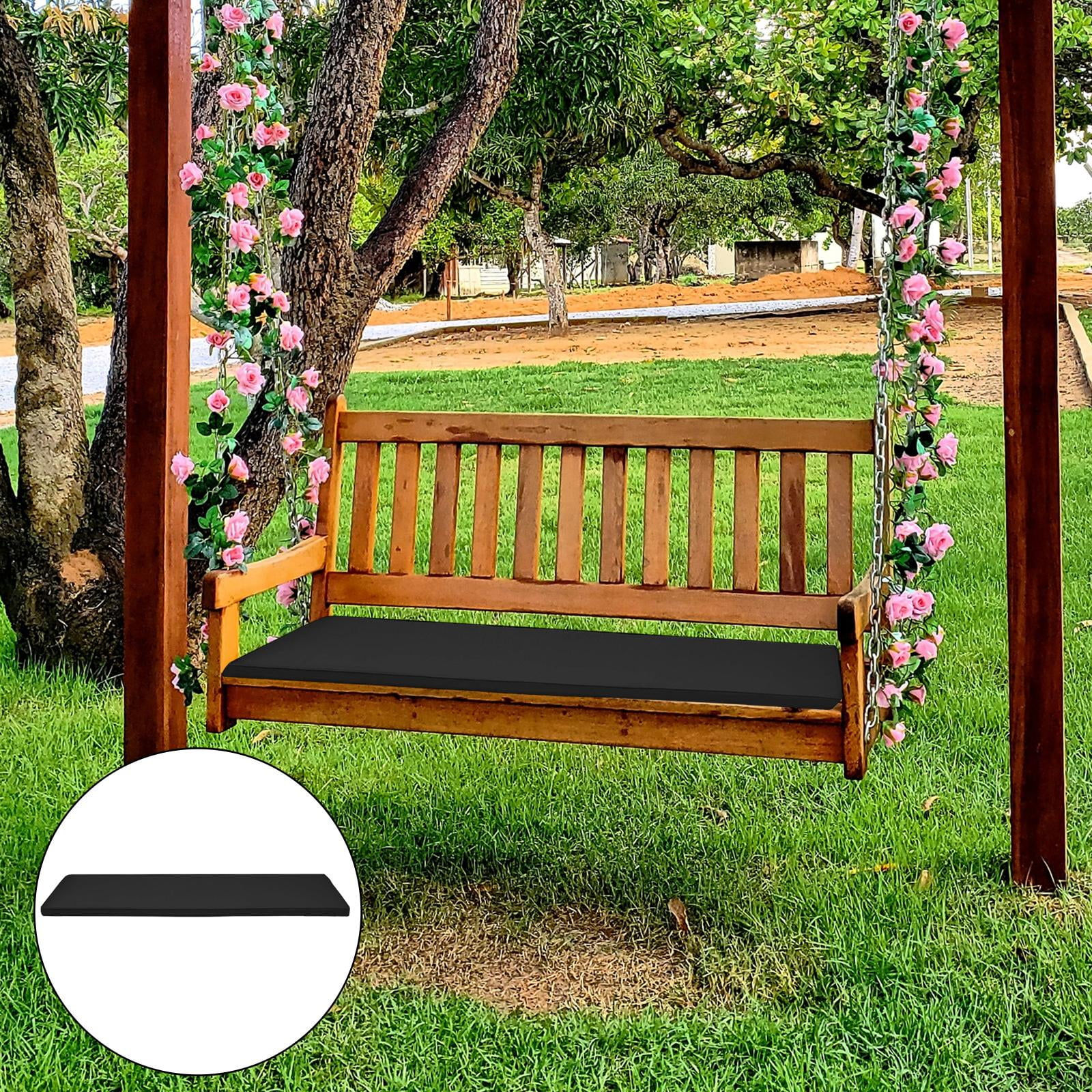 KNVSS Outdoor Seat/Backrest Cushion, Thick Padded Swing Bench Cushion, 60  Inch Rocking Sofa Cushion for Frescoed Bench, Garden Patio Thick Chair