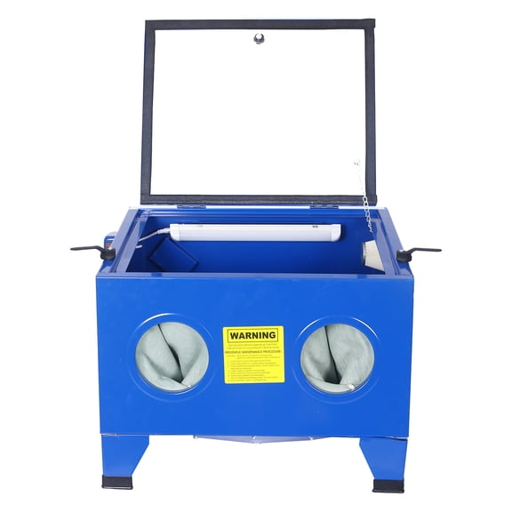 Bench Top Portable Sand Blaster Cabinet Kit 25gallon,sanblasting cabinet 80psi,