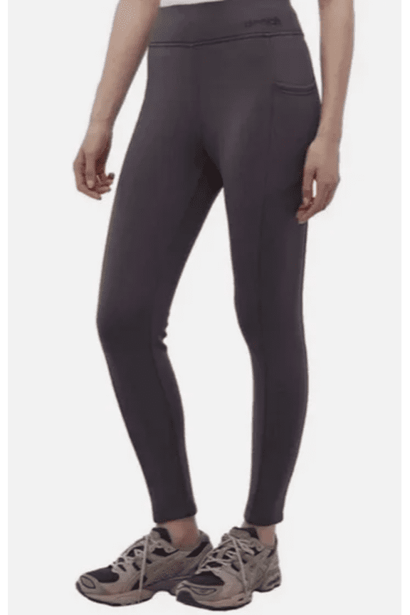 Women's Lined Leggings, Dark Gray, X-Large