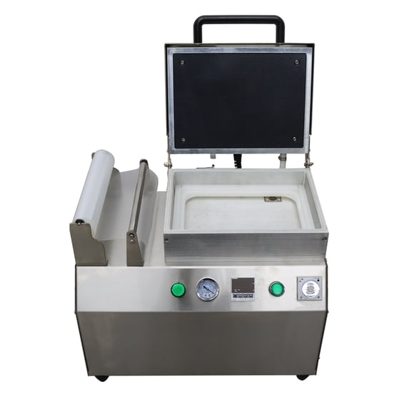 Bench Vacuum Sealer Machine 9.8inch Membrane Width Vacuum Close Fitting Packaging Machine 110V