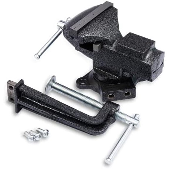 Bench Vise w/Quick Release & Swivel + Removable Workbench Clamp, Rubber Clamp to Regrip Golf Clubs & More$$Tools & Hardware Other