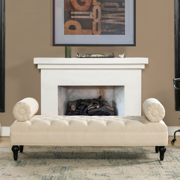 Bench for Entryway | Fits Well Below Low Windows | Built on Flame-Retardant Foam | Overcomes Fire Safety Worries