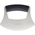thumbnail image 1 of Benchmark Kitchen Ulu Knife, Black Synthetic Handle, 4.75in Handle, 6.5in SS Ulu Blade, 1 of 1
