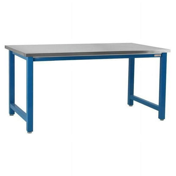 BenchPro 24 x 48 in. Kennedy Workbenches with Stainless Steel Top, Light Blue
