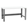 thumbnail image 1 of BenchPro  30 x 48 x 30 to 36 in. Adjustable Height Roosevelt Workbenches with Formica Laminate Top, Gray & White, 1 of 1