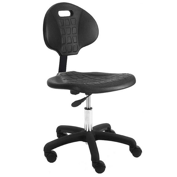 BenchPro Deluxe Firm Polyurethane Foam Chair with Nylon Base, 16" to 21" Height Adjustment and 450 lbs Capacity.