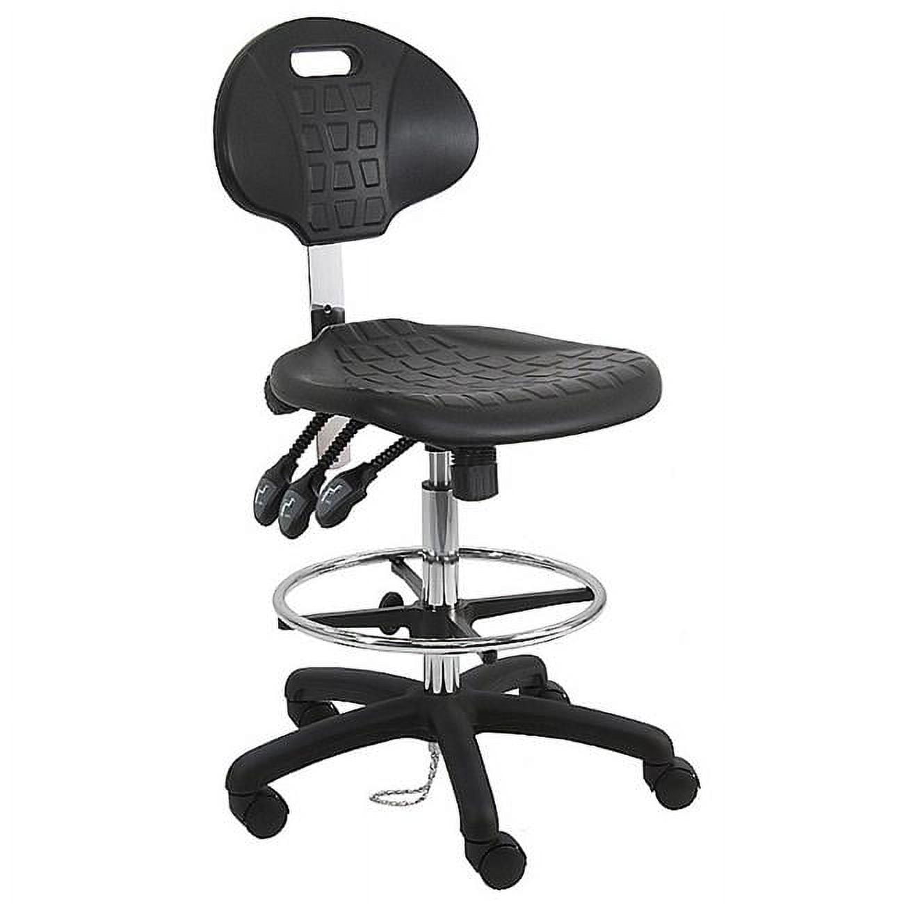 BenchPro ESD Urethane Polyurethane Stools Chair with 18 in. Adjustable
