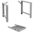 thumbnail image 1 of BenchPro Height Adjustable Workbench Frame, 30" to 36" Height, Gray, 500 lb. Capacity, 1 of 3